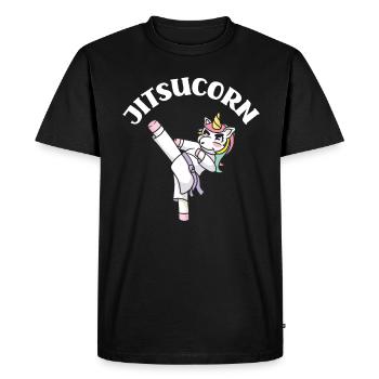 Jiu Jitsu Jiu Jitsu Jiu Jitsu - Men's Premium Organic T-Shirt - black - Front - Nico (187cm)