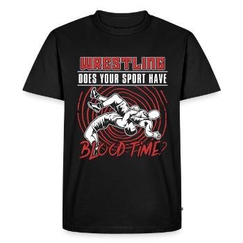 Catch Wrestling fait votre combat de lutteur sportif - T-shirt Premium bio Homme - noir - Devant - Nico (187cm)
