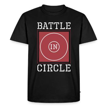 Catch Wrestling Battle Dans Circle Wrestler Fight - T-shirt Premium bio Homme - noir - Devant - Nico (187cm)