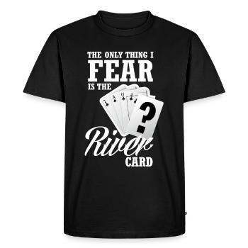Joueur de poker Joueur de poker Cadeau de poker - T-shirt Premium bio Homme - noir - Devant - Nico (187cm)