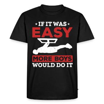 Calisthenics Entraînement de rue pour hommes - T-shirt Premium bio Homme - noir - Devant - Nico (187cm)