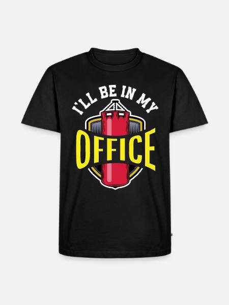 Funny Boxing Boxer Gift - Men's Premium Organic T-Shirt - black