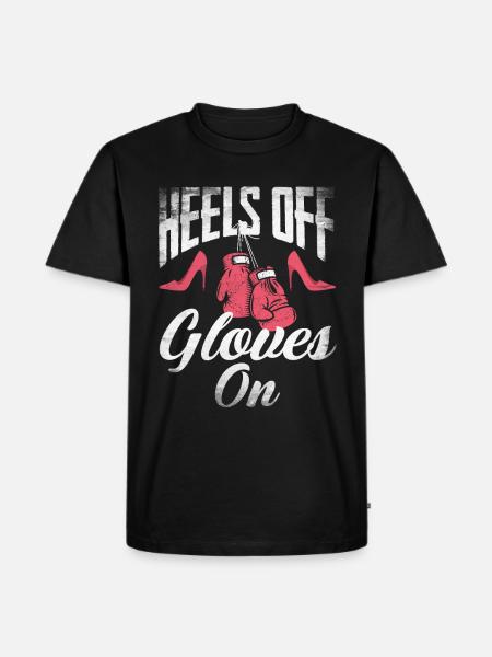 Funny Boxing Boxer Gift - Men's Premium Organic T-Shirt - black
