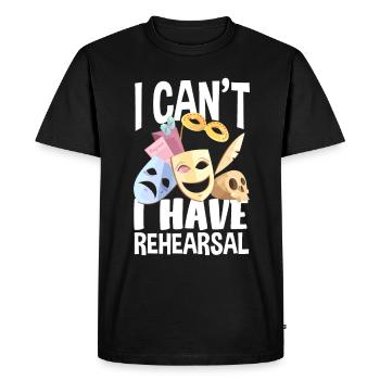 Drôle Acteur Actrice Cadeau - T-shirt Premium bio Homme - noir - Devant - Nico (187cm)