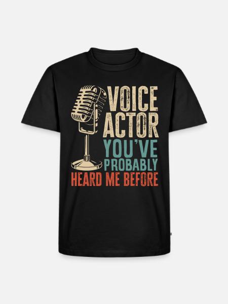 Funny Actor Actress Gift - Men's Premium Organic T-Shirt - black