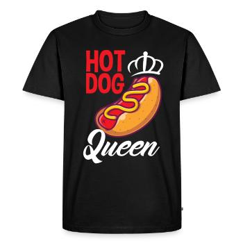 Hot Dog Hot Dogs Lover Cadeau - T-shirt Premium bio Homme - noir - Devant - Nico (187cm)