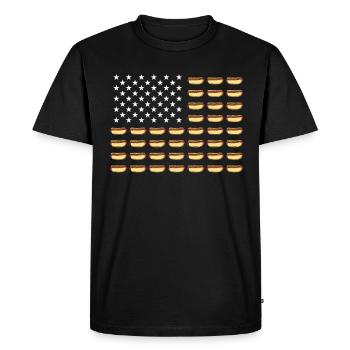 Hot Dog Hot Dogs Lover Cadeau - T-shirt Premium bio Homme - noir - Devant - Nico (187cm)