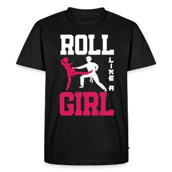 Jiu Jitsu Jiu Jitsu Jiu Jitsu - Men's Premium Organic T-Shirt - black - Front - Nico (187cm)