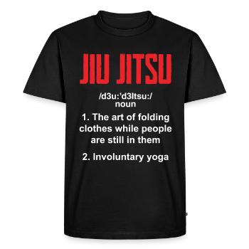 Jiu Jitsu Jiu Jitsu Jiu Jitsu - Men's Premium Organic T-Shirt - black - Front - Nico (187cm)