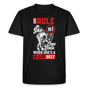 Jiu Jitsu Jiu Jitsu Jiu Jitsu - Men's Premium Organic T-Shirt - black - Front - Nico (187cm)