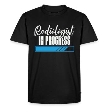 Radiologist In Progress Radiology X-Ray Rad Tech - Men's Premium Organic T-Shirt - black - Front - Nico (187cm)