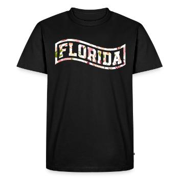 Floride - T-shirt Premium bio Homme - noir - Devant - Nico (187cm)