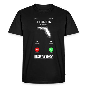 Floride - T-shirt Premium bio Homme - noir - Devant - Nico (187cm)