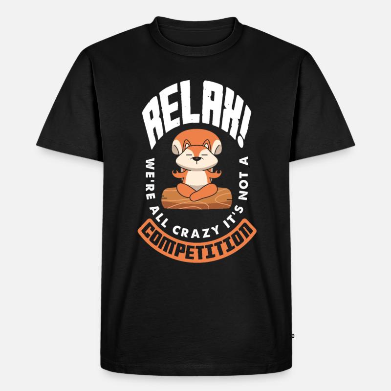 Eichhörnchen - Männer Premium Bio T-Shirt - Schwarz
