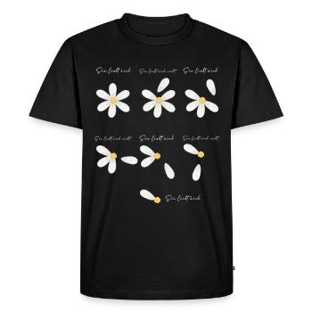 Daisy Game Elle m’aime Elle m’aime - T-shirt Premium bio Homme - noir - Devant - Nico (187cm)