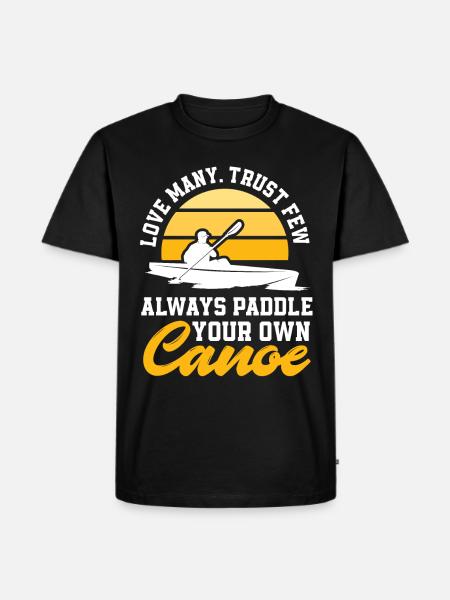 Kayak Canoë - T-shirt Premium bio Homme - noir