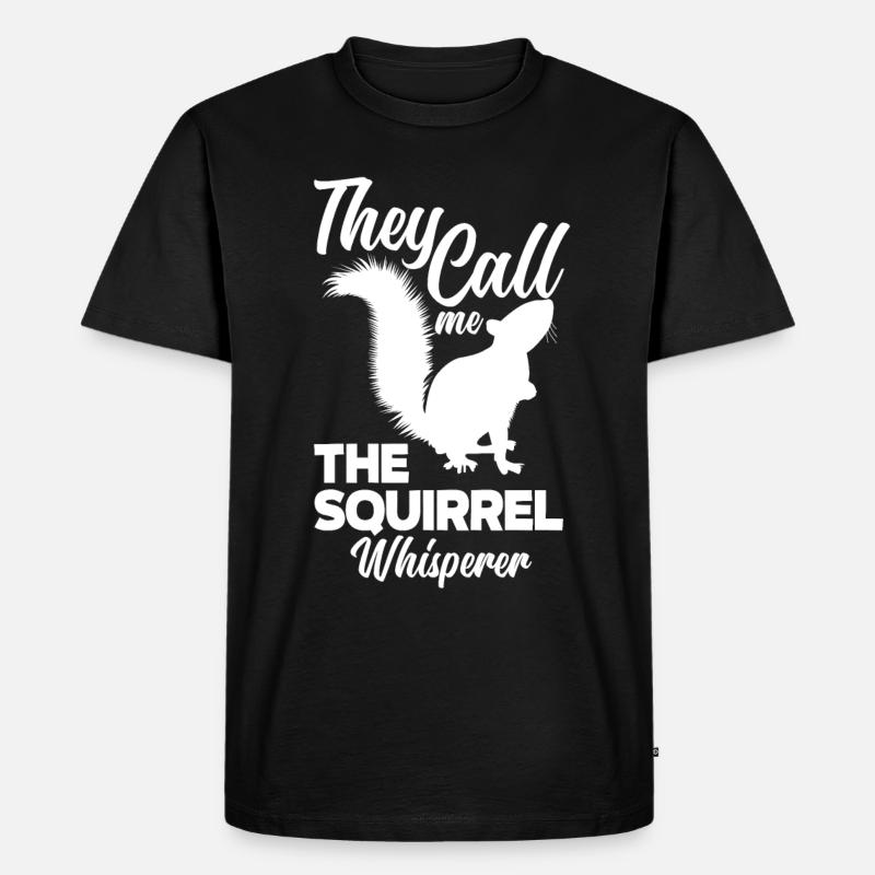 Eichhörnchen - Männer Premium Bio T-Shirt - Schwarz