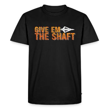 Chasse à l’arc Donnez-leur une flèche d’arbre Sport Bowhunter - T-shirt Premium bio Homme - noir - Devant - Nico (187cm)