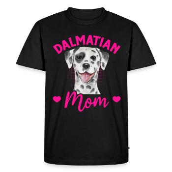 Dog Lovers Puppy Mignon Dalmatian Mom - T-shirt Premium bio Homme - noir - Devant - Nico (187cm)