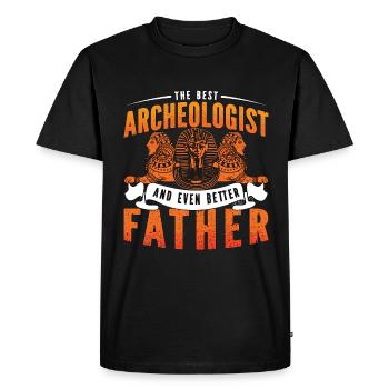 Archéologie Le meilleur archéologue Fouiller Archéologue - T-shirt Premium bio Homme - noir - Devant - Nico (187cm)