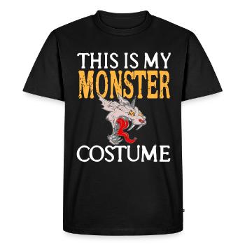 Monster - This is my Monster Costume - Men's Premium Organic T-Shirt - black - Front - Nico (187cm)