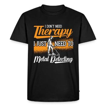 Détection de métaux Je n’ai pas besoin de détecteur de détection - T-shirt Premium bio Homme - noir - Devant - Nico (187cm)