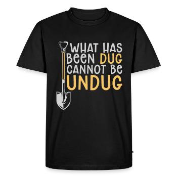 Archéologie Qu’est-ce qui a été Archéologue de fouilles - T-shirt Premium bio Homme - noir - Devant - Nico (187cm)