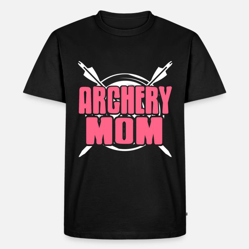 Schütze - Archery Mom - Männer Premium Bio T-Shirt - Schwarz