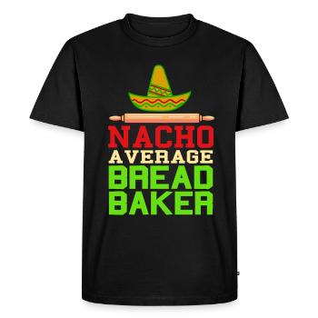 Nacho a verage bread baker - Men's Premium Organic T-Shirt - black - Front - Nico (187cm)