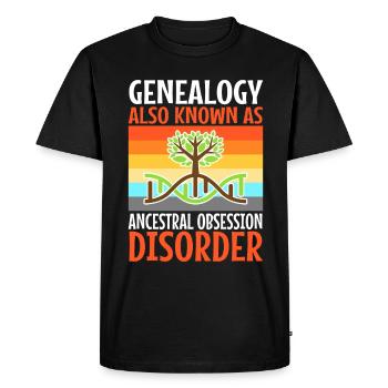 Trouble obsessionnel ancestral - T-shirt Premium bio Homme - noir - Devant - Nico (187cm)