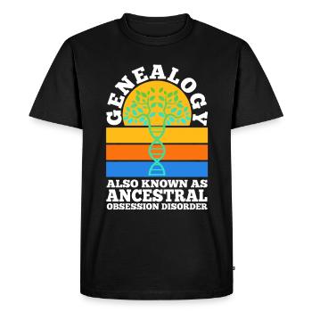 Trouble obsessionnel ancestral - T-shirt Premium bio Homme - noir - Devant - Nico (187cm)