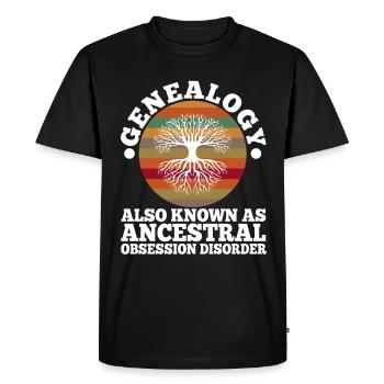 Trouble obsessionnel ancestral - T-shirt Premium bio Homme - noir - Devant - Nico (187cm)