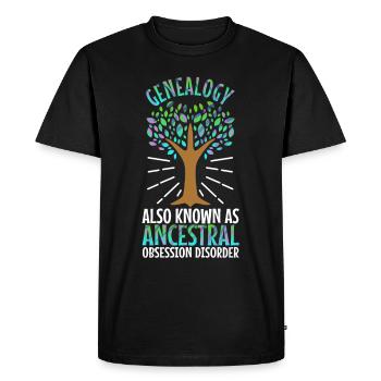 Trouble obsessionnel ancestral - T-shirt Premium bio Homme - noir - Devant - Nico (187cm)
