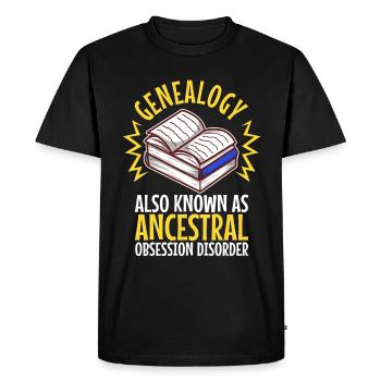 Trouble obsessionnel ancestral - T-shirt Premium bio Homme - noir - Devant - Nico (187cm)