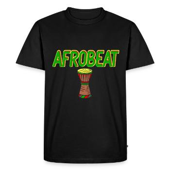 Genre soul de batterie afrobeat - T-shirt Premium bio Homme - noir - Devant - Nico (187cm)