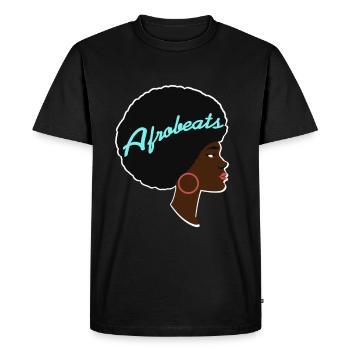 Pride Arobeats Black history music - Men's Premium Organic T-Shirt - black - Front - Nico (187cm)