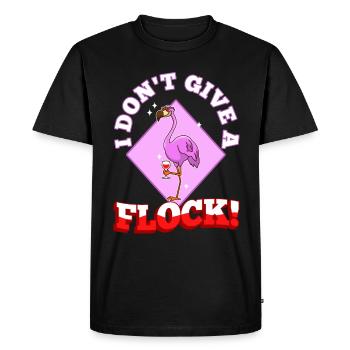 Je ne donne pas de troupeau - T-shirt Premium bio Homme - noir - Devant - Nico (187cm)