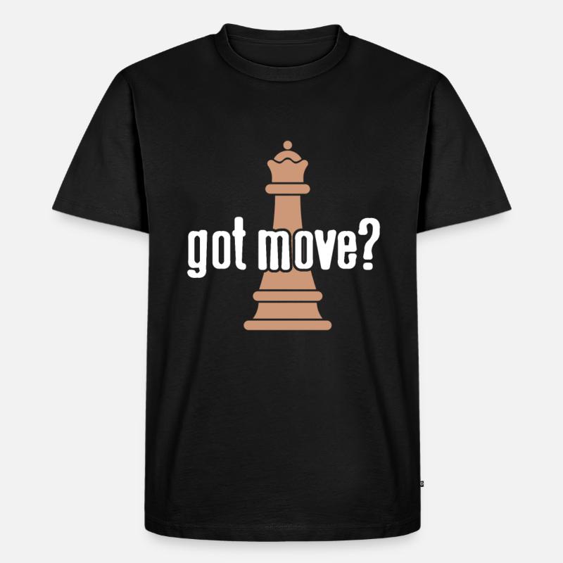 Schach - Got move? - Männer Premium Bio T-Shirt - Schwarz