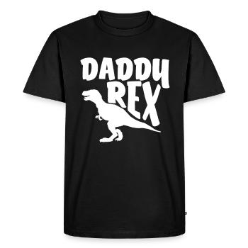 Papa Père Cadeau de la fête des pères - T-shirt Premium bio Homme - noir - Devant - Nico (187cm)