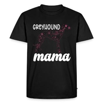 Greyhound Racing Greyhound Mama Greyhound Racer - T-shirt Premium bio Homme - noir - Devant - Nico (187cm)