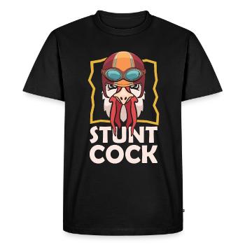 coq cascade coq amants de poulet amant de coq - T-shirt Premium bio Homme - noir - Devant - Nico (187cm)