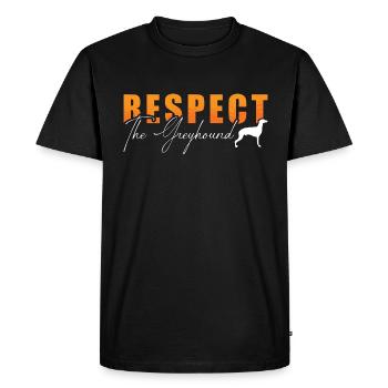 Greyhound Racing Respect The Dogs Greyhound Racer - T-shirt Premium bio Homme - noir - Devant - Nico (187cm)