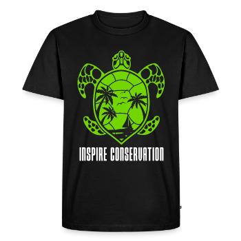 Les défenseurs de l’environnement inspirent les amoureux de la nature - T-shirt Premium bio Homme - noir - Devant - Nico (187cm)