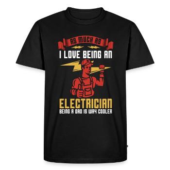 Electronics Repair As Much As I Love Repair Worker - Men's Premium Organic T-Shirt - black - Front - Nico (187cm)
