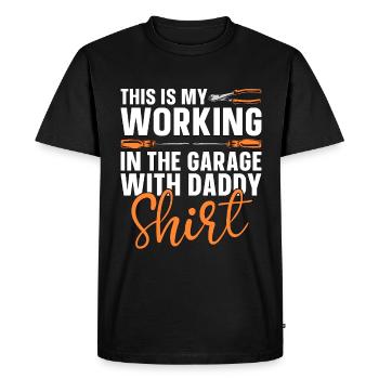 Electronics Repair This Is My Working Electrical - Men's Premium Organic T-Shirt - black - Front - Nico (187cm)