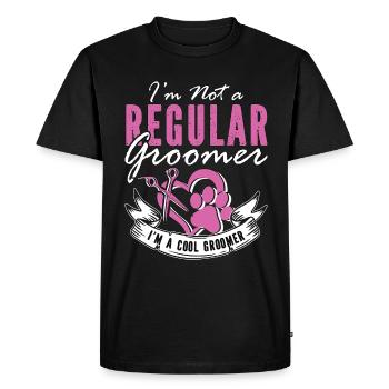 Toiletteur pour animaux de compagnie Je ne suis pas un toiletteur de salon d’animaux régulier - T-shirt Premium bio Homme - noir - Devant - Nico (187cm)