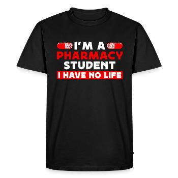 Pharmacy Technician I'm A Pharmacy Loves Medicine - Men's Premium Organic T-Shirt - black - Front - Nico (187cm)