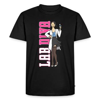 Lab Technician Lab Diva Medical Healthcare Science - Men's Premium Organic T-Shirt - black - Front - Nico (187cm)