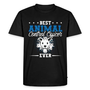 Animal Officer Best Animal Control aime la sécurité - T-shirt Premium bio Homme - noir - Devant - Nico (187cm)