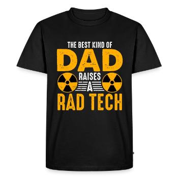 X-ray Tech The Best Child Wheel Tech X-ray Technician - Men's Premium Organic T-Shirt - black - Front - Nico (187cm)